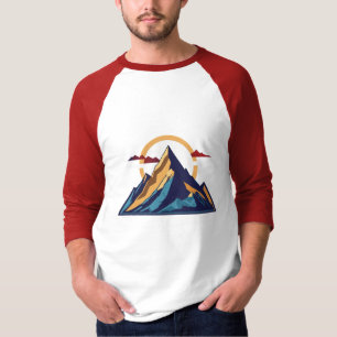 Minimalist Mountain Peak – Symbol of Achievement T-Shirt