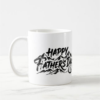 Minimalist Mountain Ridge Father's Day Mug
