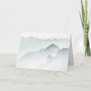 Minimalist Mountains Card