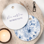 Minimalist Mr. & Mrs. Tag – White Background<br><div class="desc">Celebrate your love story with this Minimalist Mr. & Mrs. Tag, designed with timeless simplicity in mind. Featuring elegant navy blue typography on a crisp white background, this tag adds a refined and stylish touch to your wedding décor. Perfect for gift bags, wedding favours, place settings, or keepsake packaging at...</div>
