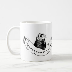 Minimalist mug for ferret enthusiasts