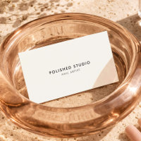 Minimalist Nail Artist Technician Luxe Ivory