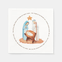 Minimalist Nativity Away In A Manger Lyrics