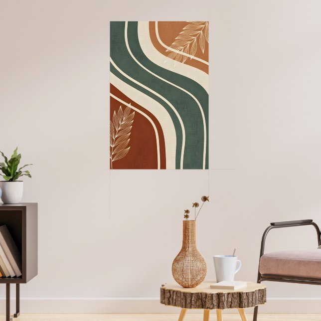 Minimalist Natural Form Design Poster (Living Room 3)