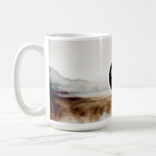 Minimalist Natural Watercolor Abstract Pattern Coffee Mug