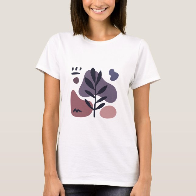 Minimalist nature design t-shirt (Front)
