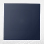 Minimalist Navy Blue  Ceramic Tile<br><div class="desc">Navy Blue tile.  Hex code #202A44</div>