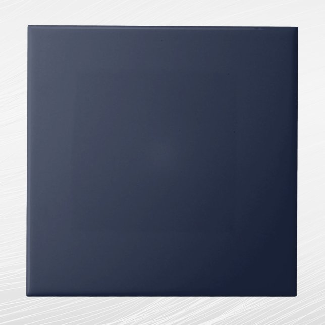 Minimalist Navy Blue  Ceramic Tile (Creator Uploaded)