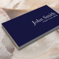 Minimalist Navy Blue Professional QR Code Plain