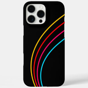 Minimalist Neon Stripes iPhone 16 Pro Max Case