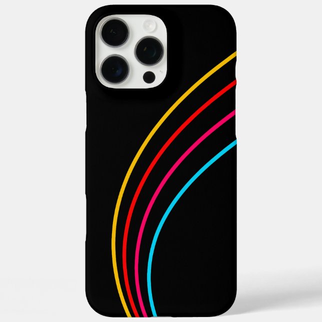 Minimalist Neon Stripes Case-Mate iPhone Case (Back)