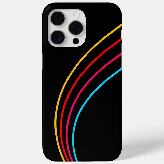 Minimalist Neon Stripes Case-Mate iPhone Case (Back)