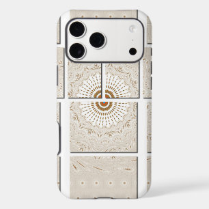 Minimalist Neutral Geometric Beige Tonal Design