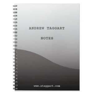 Minimalist Notebook with simple grey design