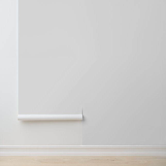 Minimalist off white eggshell plain solid modern wallpaper (Application)