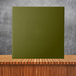 Minimalist Olive Moss Green Plain Simple Colour  Ceramic Tile<br><div class="desc">Minimalist Olive Moss Green Plain Simple Colour</div>