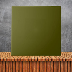 Minimalist Olive Moss Green Plain Simple Colour  Ceramic Tile