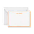 Minimalist Orange, 2 Borders, signature