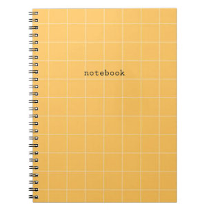 Minimalist orange notebook