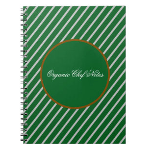 Minimalist Organic Chef Spiral Notebook