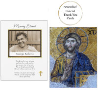 Minimalist Orthodox Christian Photo Funeral