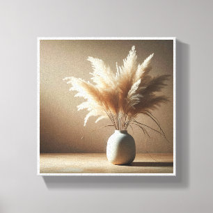 Minimalist Pampas Grass Decor - Elegant Dried Bota