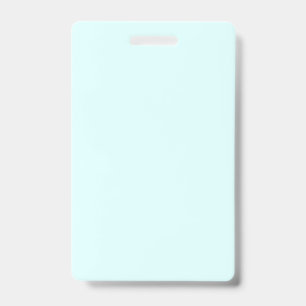Minimalist Pastel Blue ID Badge
