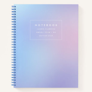 Minimalist Pastel Gradient Notebook