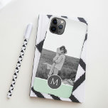 Minimalist Pastel Mint Personalised Name & Photo iPhone 11Pro Max Case<br><div class="desc">Minimalist Pastel Mint Personalised Name & Photo</div>
