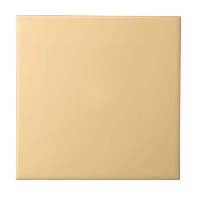 Minimalist Pastel Pale Orange Color Tile (Front)