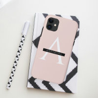 Minimalist Pastel Pink Personalised Name