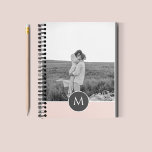 Minimalist Pastel Pink Personalised Name & Photo Planner<br><div class="desc">Minimalist Pastel Pink Personalised Name & Photo</div>