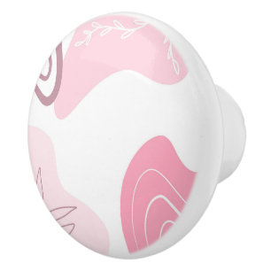 Minimalist Pattern Ceramic Knob