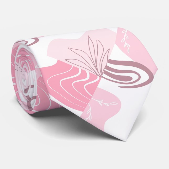 Minimalist Pattern Neck Tie (Rolled)