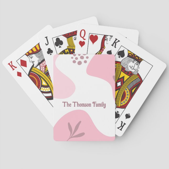 Minimalist Pattern Playing Cards (Back)