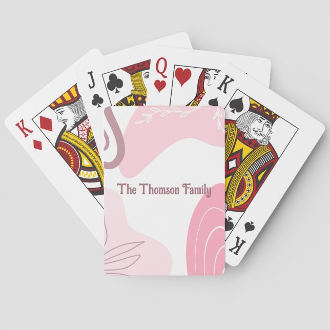Minimalist Pattern Playing Cards (Back)