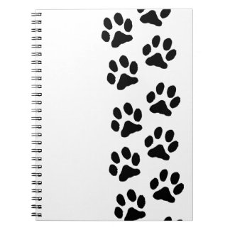 Minimalist Paw Print Notebook - Organizing with Pe