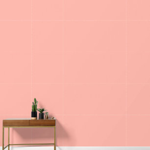 Minimalist peach pink plain solid colour modern wallpaper