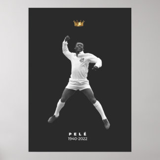 Minimalist Pelé - 1940-2022 Poster