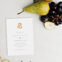 Minimalist Perfect Pear Wedding
