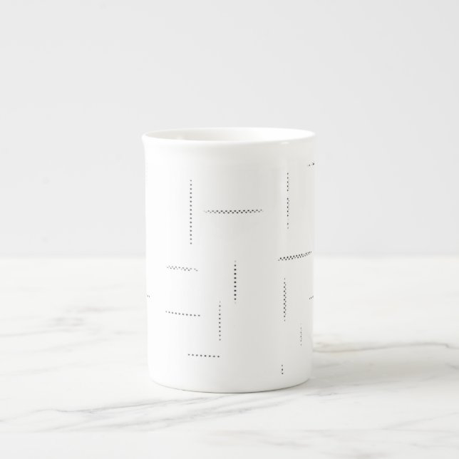Minimalist Personalised File Folder Set Bone China Mug (Front)