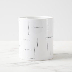 Minimalist Personalised File Folder Set Large Coffee Mug