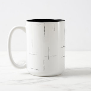 Minimalist Personalised File Folder Set Two-Tone Coffee Mug