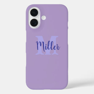 Minimalist Personalised iPhone Case with Monogram 