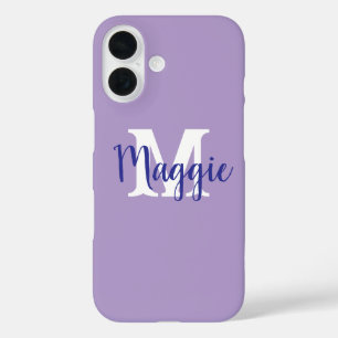 Minimalist Personalised iPhone Case with Monogram 