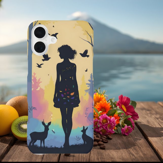 Minimalist Phone Case Mystic Nymph in the Forest (Creator Uploaded)