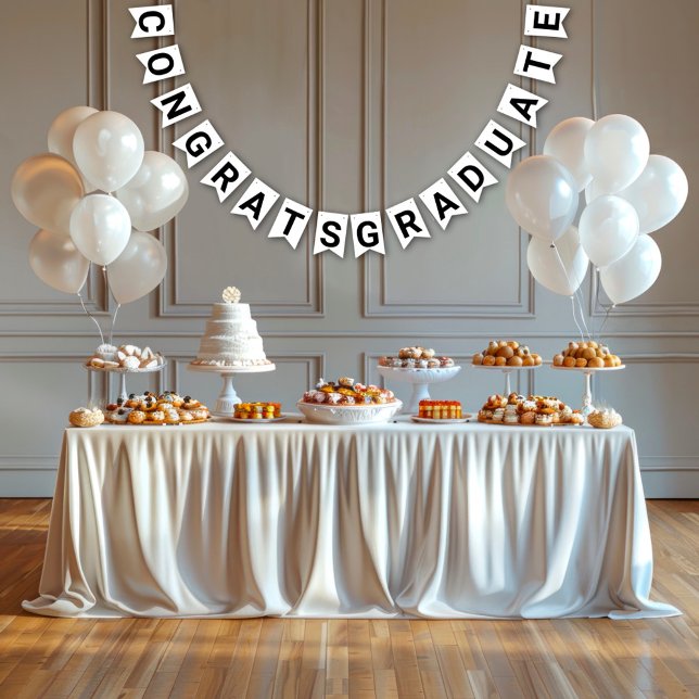 Minimalist Photo 8th Grade Graduation Bunting (Creator Uploaded)