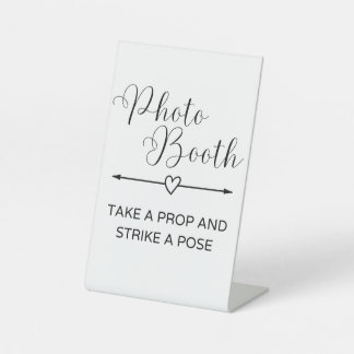Minimalist Photo Booth Sign