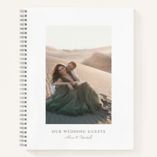 Minimalist Photo Budget Guest Book