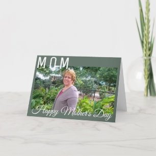 Minimalist Photo Mother's Day Card